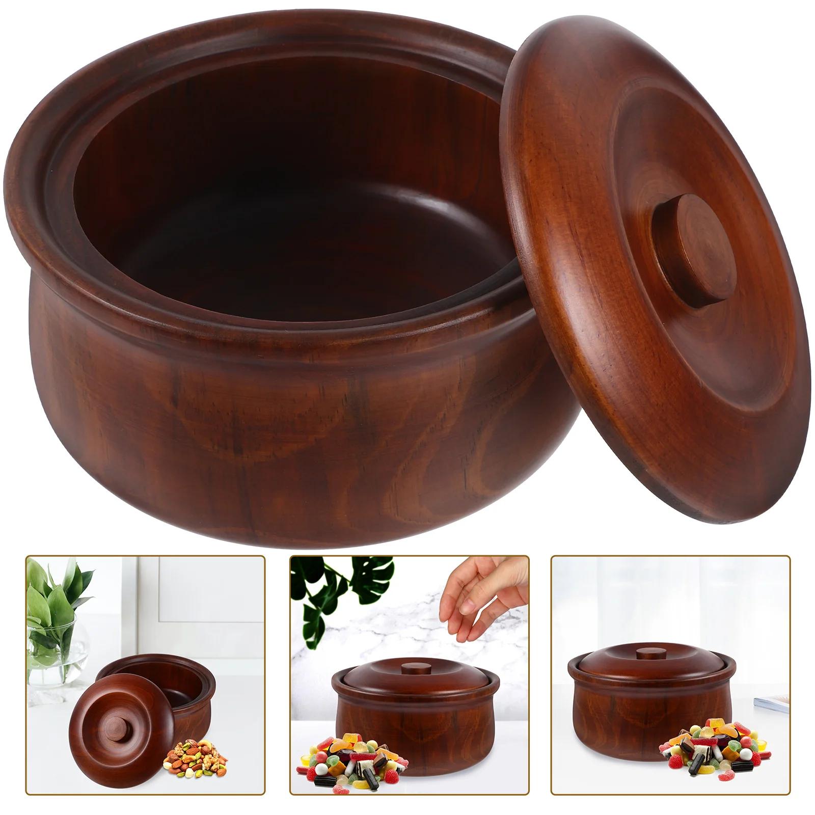 Wood Bowl with Lid Serving Dishes Wood Serving Platter Fruit Plate Bowl Appetizer Snack Tray Fruits Bowl for Home Store
Wood Bowl with Lid Serving Dishes Wood Serving Platter Fruit Plate Bowl Appetizer Snack Tray Fruits Bowl for Home Store