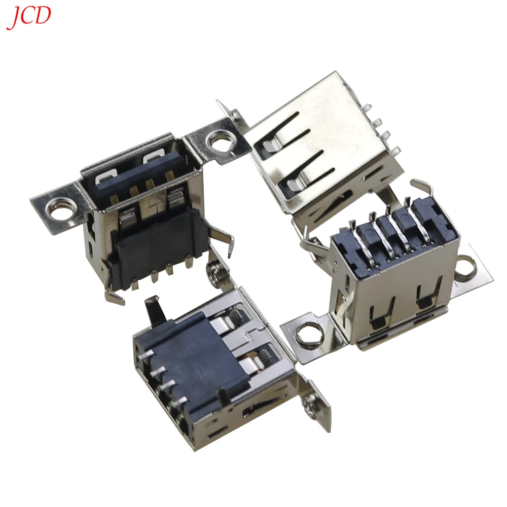 

1pcs Micro USB 2.0 Female Jack 4Pins USB Port Dock Connector Tail Charging Socket With Screw Holes