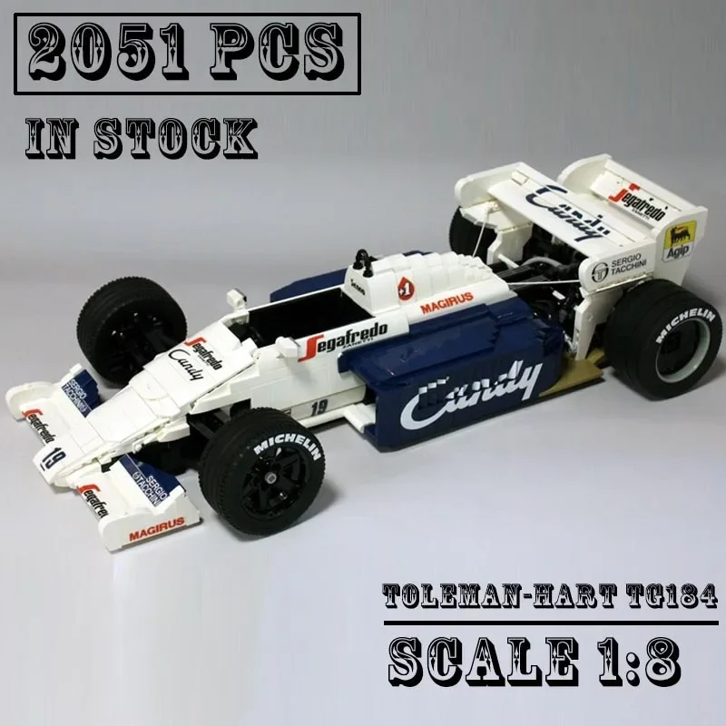 

Classic model TG184 scale 1:8 Formula 1 Race Car Model Buiding Creators Block Bricks Educational Toys for Children Birthday Gift