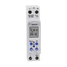 SINOTIMER TM610 Programmable Timer Switch LCD Display 18mm Single Module Din Rail 220V External Trigger Switch
SINOTIMER TM610 Programmable Timer Switch LCD Display 18mm Single Module Din Rail 220V External Trigger Switch