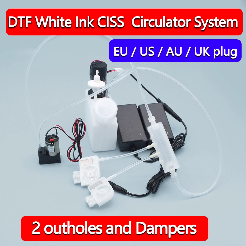 2 Dmpers Tank Circulation System Recycle System For Direct To Film Printer DTF Printing With Ink Pump Damper Splitter CISS Tank
2 Dmpers Tank Circulation System Recycle System For Direct To Film Printer DTF Printing With Ink Pump Damper Splitter CISS Tank