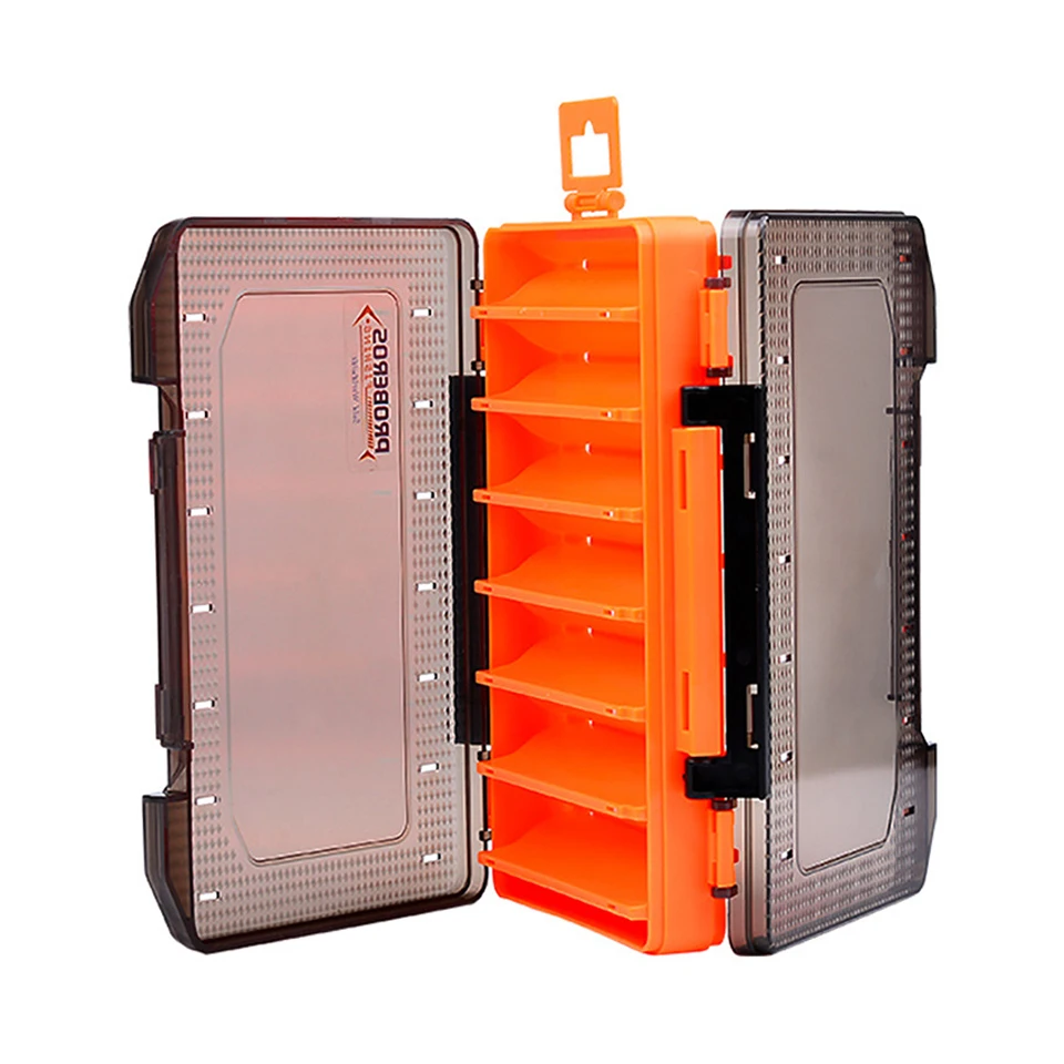 1PCS Fishing Box 14 Compartments Organization Multi Functional Outdoor Portable Double Sided Lures Fishbait Fishing Tackle Box
1PCS Fishing Box 14 Compartments Organization Multi Functional Outdoor Portable Double Sided Lures Fishbait Fishing Tackle Box