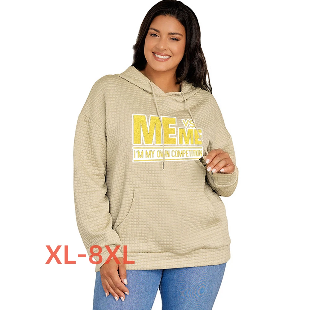 Женская одежда размера плюс 4xl 5xl 6xl 7xl 8xl в стиле хип-хоп, оптовая продажа, модная толстовка с буквенным принтом для бега, свитшот, пуловер, Длинный топ
Женская одежда размера плюс 4xl 5xl 6xl 7xl 8xl в стиле хип-хоп, оптовая продажа, модная толстовка с буквенным принтом для бега, свитшот, пуловер, Длинный топ