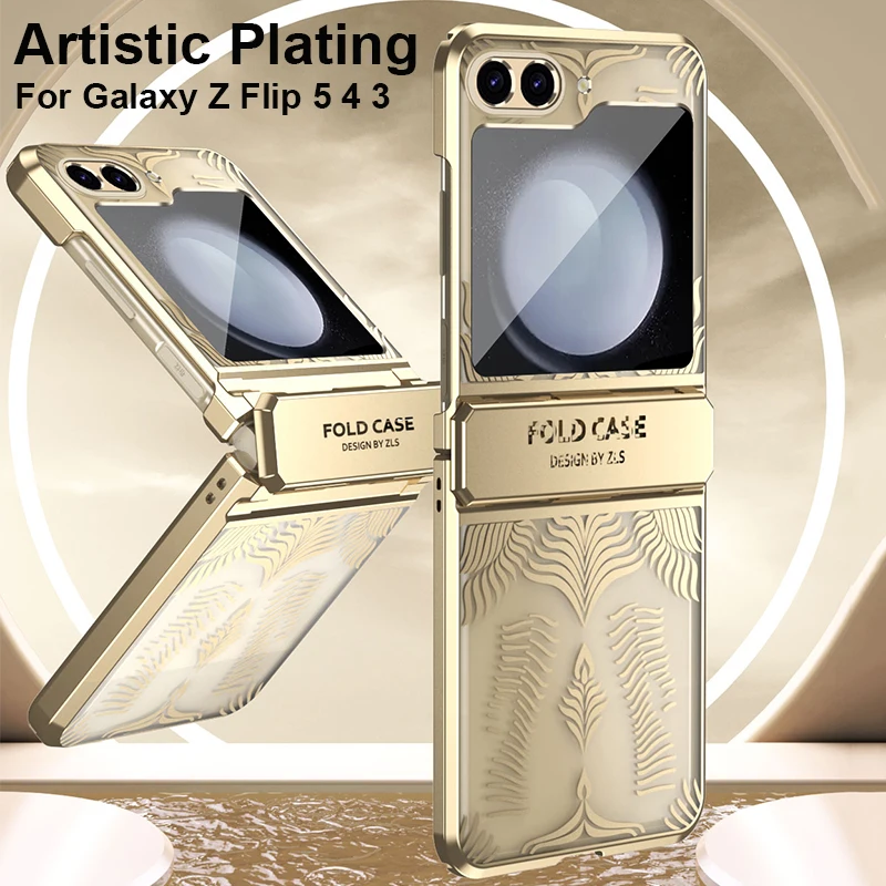 For Samsung Galaxy Z Flip 5 Case Hinge Artistic Plating Clear Protector Cover Z Flip 4 3 Case Mechanical Pictorial Shockproof
For Samsung Galaxy Z Flip 5 Case Hinge Artistic Plating Clear Protector Cover Z Flip 4 3 Case Mechanical Pictorial Shockproof