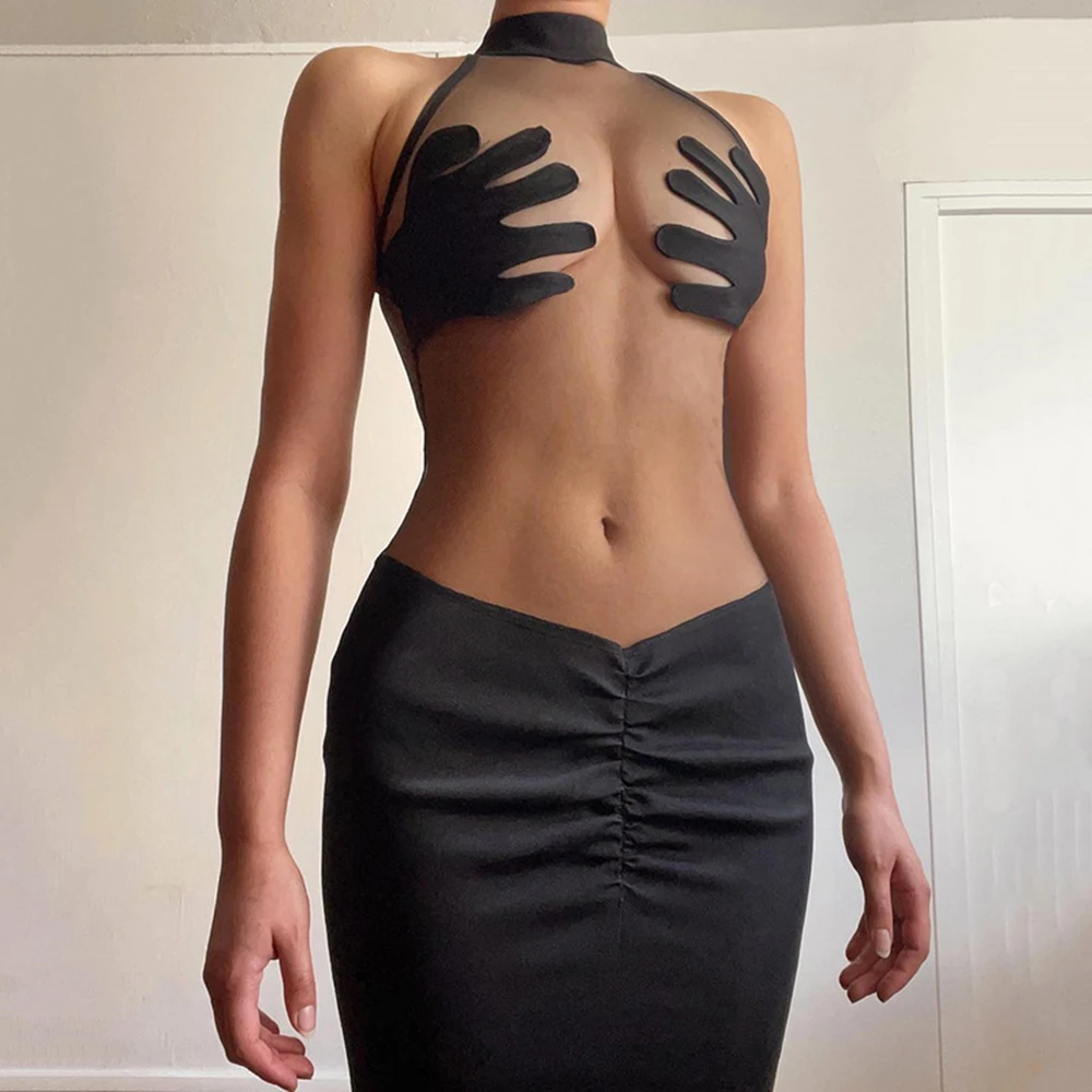 Summer Sexy See Through Mesh Dresses Fashion Casual Patchwork Clubwear Holiday Style Beach Party Mini Bodycon Dresses
Summer Sexy See Through Mesh Dresses Fashion Casual Patchwork Clubwear Holiday Style Beach Party Mini Bodycon Dresses
