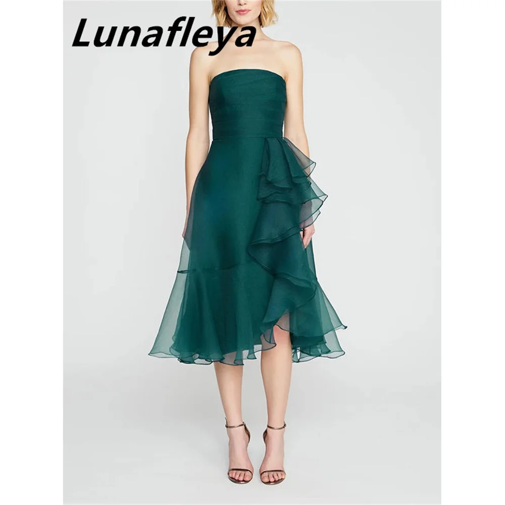 LUNAFLEYA Tulle Elegant Strapless Formal Evening Dress Keen-Length Mermaid Women's Charming Prom Dress Fashion Party Gown 2024
LUNAFLEYA Tulle Elegant Strapless Formal Evening Dress Keen-Length Mermaid Women's Charming Prom Dress Fashion Party Gown 2024