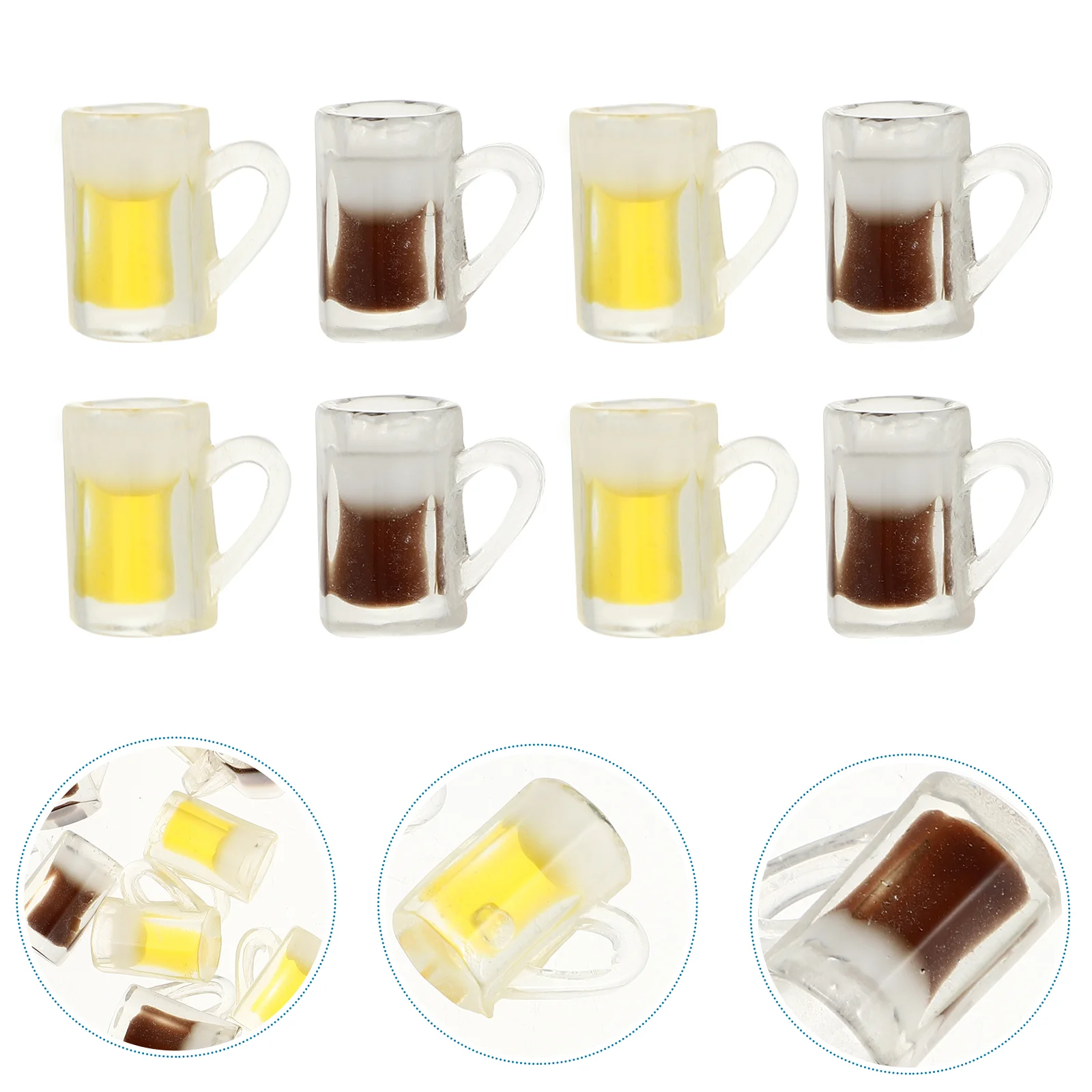 30 Pcs Resin Beer Bottle DIY Dollhouse Craft Models Miniature Miniatures Decor Cup Accessories
30 Pcs Resin Beer Bottle DIY Dollhouse Craft Models Miniature Miniatures Decor Cup Accessories