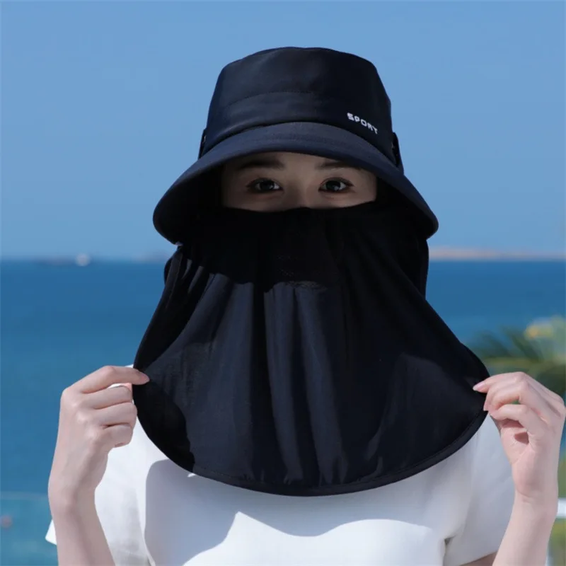 Sunscreen Hat for Women Summer New Large Brim Sunscreen Mask Anti-UV Full Face Protecting Neck Sun Hat
Sunscreen Hat for Women Summer New Large Brim Sunscreen Mask Anti-UV Full Face Protecting Neck Sun Hat