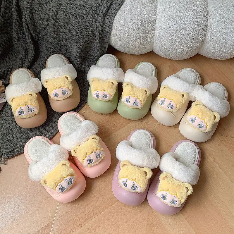 Bandai Sailor Moon Winter Warm Home Fur Slippers Cartoon Anime Indoor Bedroom Flat Heels Non-Slip Soft Plush Women Cotton Shoes
Bandai Sailor Moon Winter Warm Home Fur Slippers Cartoon Anime Indoor Bedroom Flat Heels Non-Slip Soft Plush Women Cotton Shoes