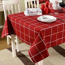 Cotton Tablecloths, Waterproof Table Covers Big Plaid Wine Red Dining Table Coffee Table Deco
Cotton Tablecloths, Waterproof Table Covers Big Plaid Wine Red Dining Table Coffee Table Deco