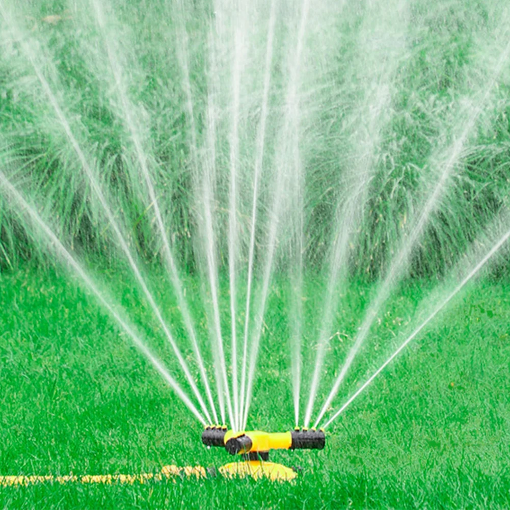 360 Degree Rotating Automatic Garden Sprinklers Watering Grass Lawn Rotary 3-Arms Nozzles Water Sprinkler Irrigation Garden Tool
360 Degree Rotating Automatic Garden Sprinklers Watering Grass Lawn Rotary 3-Arms Nozzles Water Sprinkler Irrigation Garden Tool