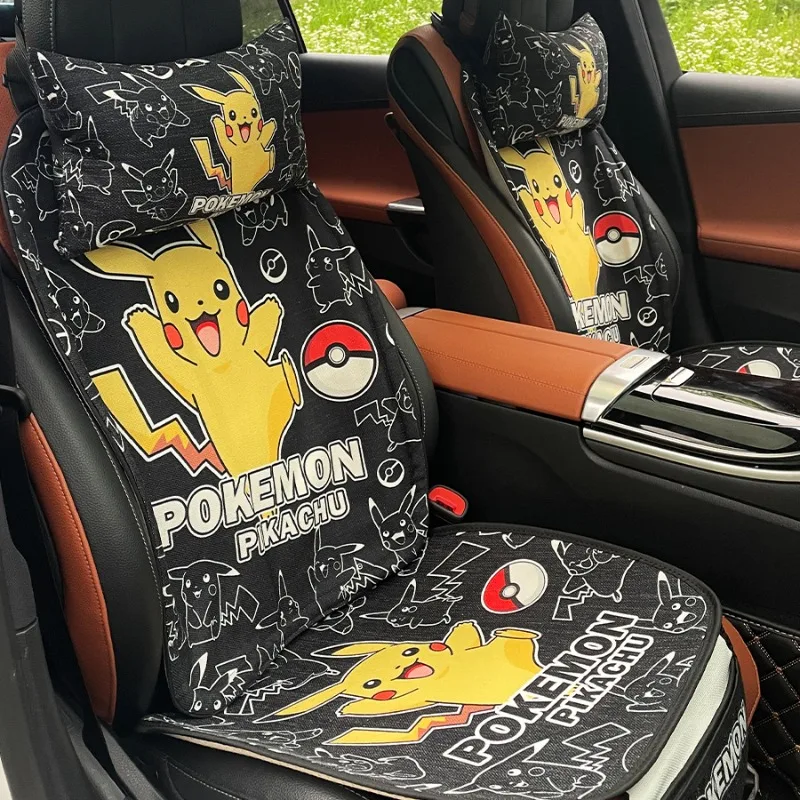 Pokemon Pikachu Car Seat Cushion Anime Figure Cute Kawaii Cool Boy All Seasons Cotton Linen Headrest Waist Pillow Friends Gifts
Pokemon Pikachu Car Seat Cushion Anime Figure Cute Kawaii Cool Boy All Seasons Cotton Linen Headrest Waist Pillow Friends Gifts