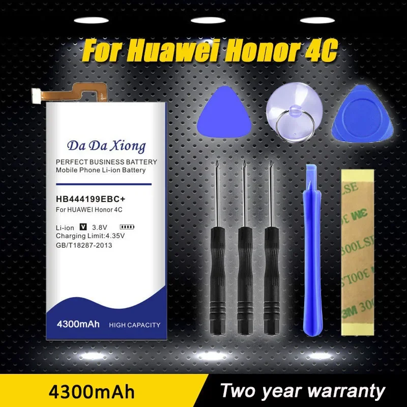 2023 новый высококачественный 4300mAh HB444199EBC + аккумулятор для телефона Huawei Honor 4C C8818
2023 новый высококачественный 4300mAh HB444199EBC + аккумулятор для телефона Huawei Honor 4C C8818