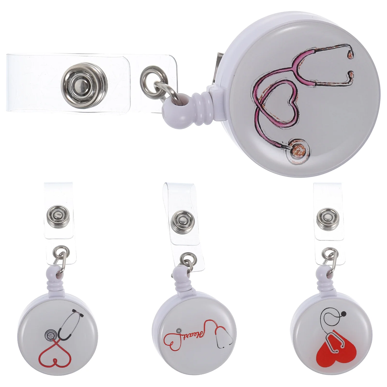 4 pcs Badge Holder Nurse ID Card Holder Retractable ID Cards Holder with Swivel Clips
4 pcs Badge Holder Nurse ID Card Holder Retractable ID Cards Holder with Swivel Clips