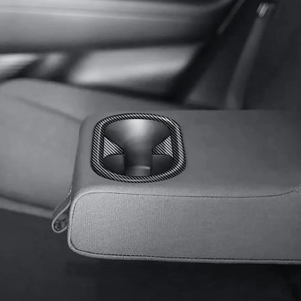Carbon Fiber ABS Interior Rear Water Cup Holder Cover Trim For Hyundai IONIQ 6 Car Cup Holder Decoration
Carbon Fiber ABS Interior Rear Water Cup Holder Cover Trim For Hyundai IONIQ 6 Car Cup Holder Decoration