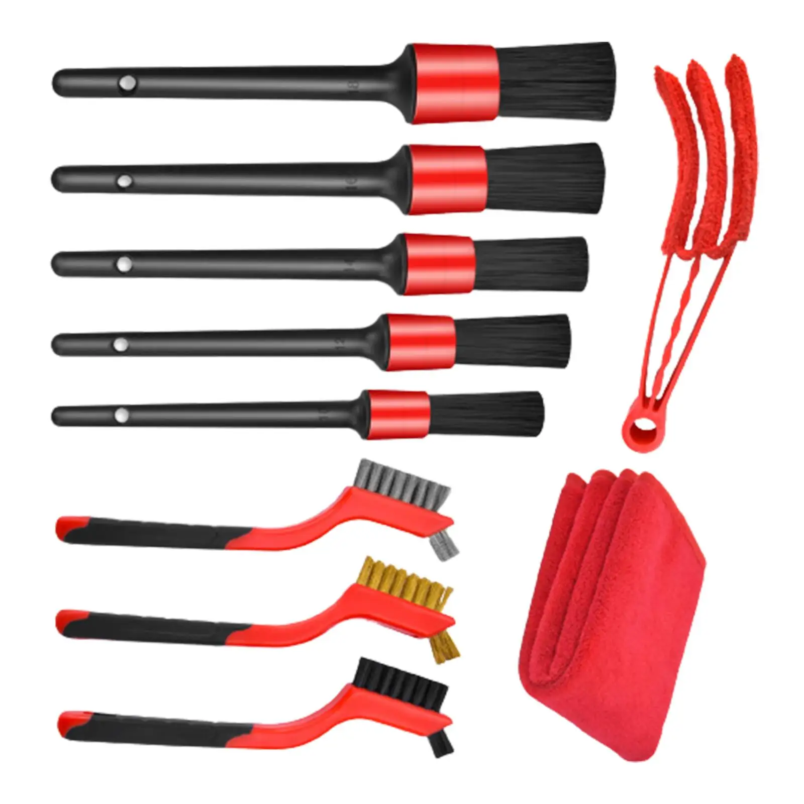10 Pieces Car Detailing Kit Exquisite Workmanship Durable Auto Interior Detail Brush for Exterior Car Air Vent Rim Cleaning
10 Pieces Car Detailing Kit Exquisite Workmanship Durable Auto Interior Detail Brush for Exterior Car Air Vent Rim Cleaning