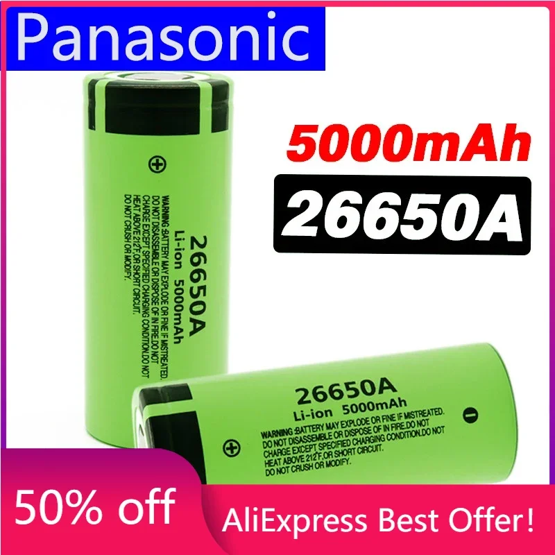 1-10PCS 100% Original 26650 20A power rechargeable lithium battery 26650A , 3.7V 5100mA . Suitable for flashlight
1-10PCS 100% Original 26650 20A power rechargeable lithium battery 26650A , 3.7V 5100mA . Suitable for flashlight