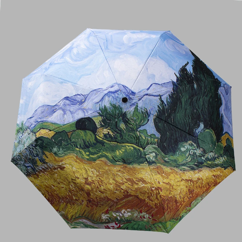 Automatic Sun Umbrella Female Parasol Woman Fully Automatic Folding Umbrella Oil Painting Anti-UV Female Sunshade Parapluie
Automatic Sun Umbrella Female Parasol Woman Fully Automatic Folding Umbrella Oil Painting Anti-UV Female Sunshade Parapluie