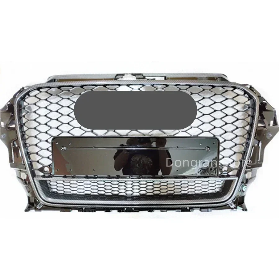 

Car Front Bumper Grille Grill for Audi RS3 for A3/S3 8V 2014 2015 2016（Refit for RS3 Style）Car Accessories tools