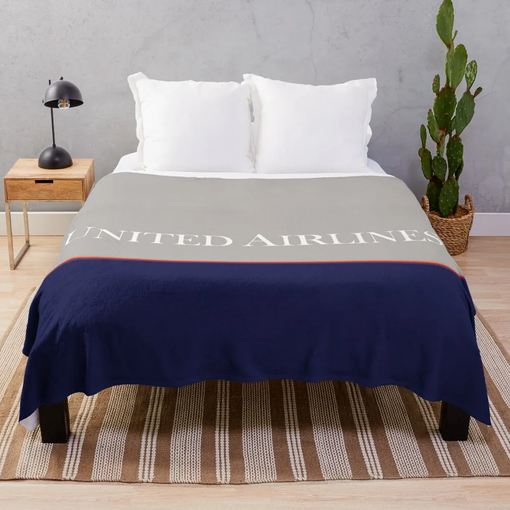 United Airlines Battleship Gray Livery Throw Blanket wednesday Thin Blanket Sofa Quilt 
United Airlines Battleship Gray Livery Throw Blanket wednesday Thin Blanket Sofa Quilt