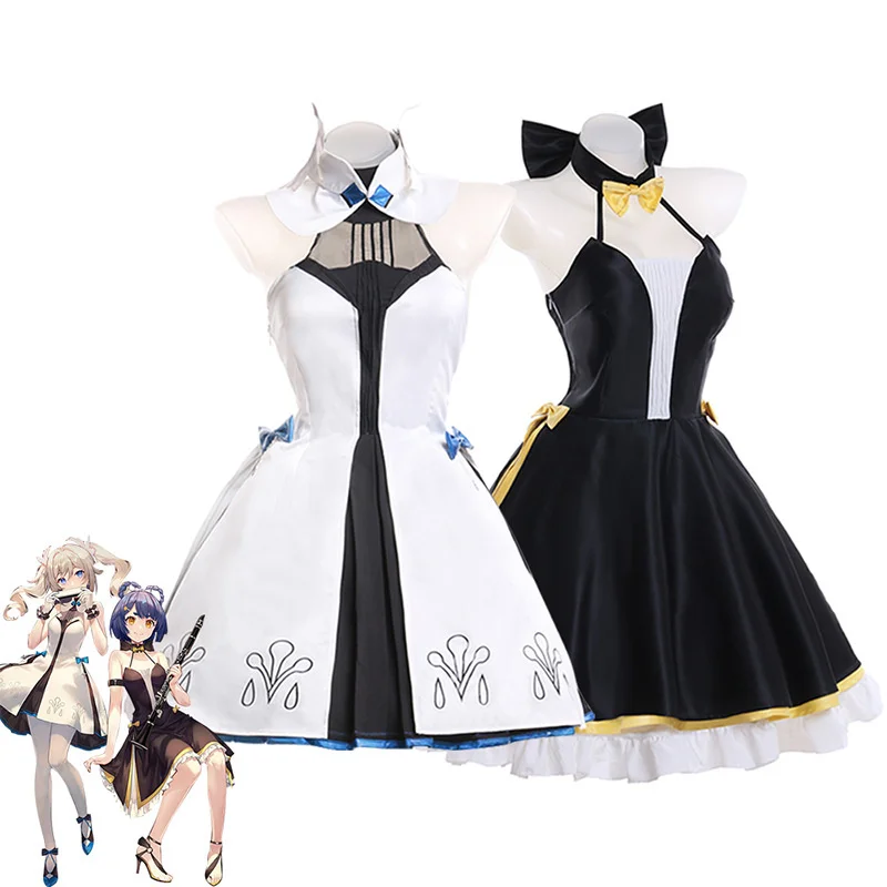 HoYoverse Game Anime Genshin Impact Xiang ling Cosplay Costume Black White Dresses For Women Performance Casual Role Party
HoYoverse Game Anime Genshin Impact Xiang ling Cosplay Costume Black White Dresses For Women Performance Casual Role Party