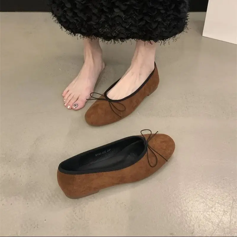 

Fashion Ballerina Flat Round Toe Shoes for Woman Comfortable Slip-on Ladies Mother Shoes Zapatillas Mujer Women's Ballet Flat