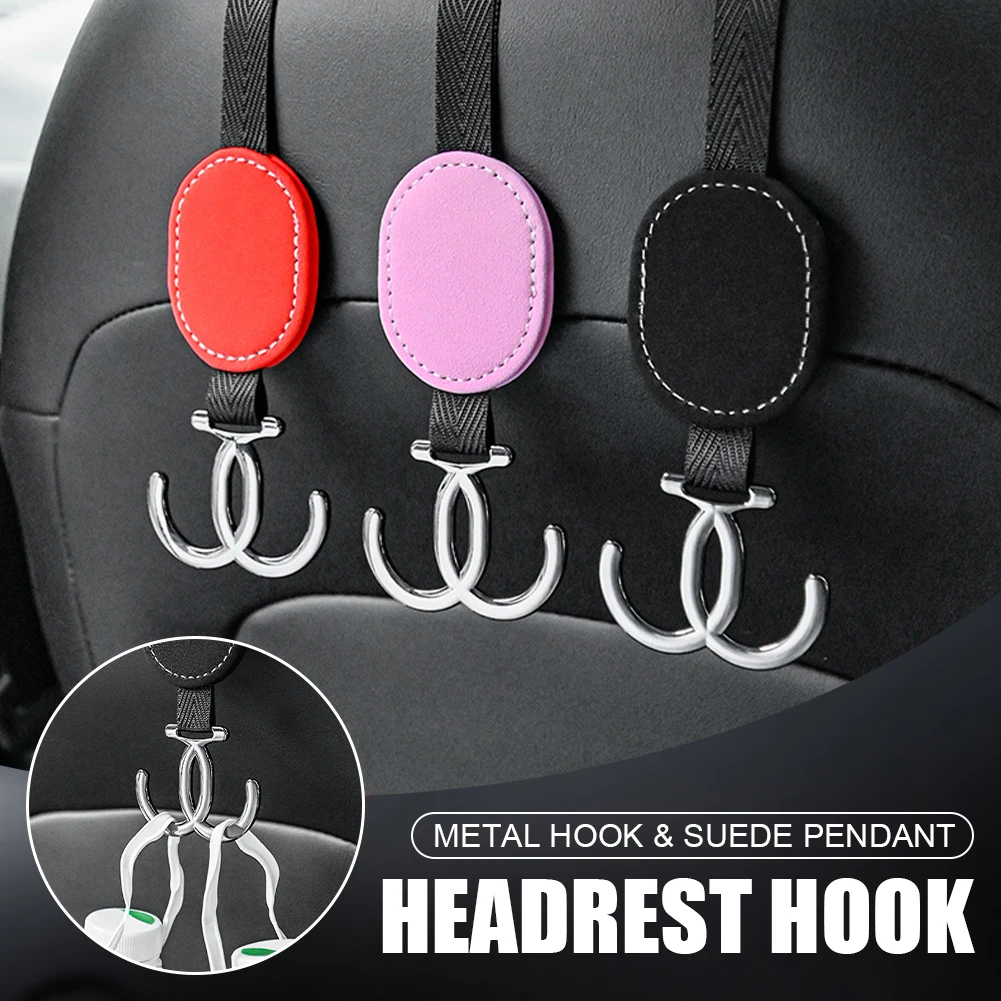 Universal Car Headrest Hook Seat Back Hook Multi-Function Backseat Hanger Organizer Leather Pendant Decor Interior Accessories
Universal Car Headrest Hook Seat Back Hook Multi-Function Backseat Hanger Organizer Leather Pendant Decor Interior Accessories