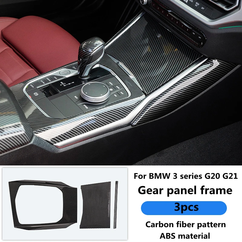 Car styling carbon fiber pattern interior gear panel for BMW 3 series G20 G21 interior modification accessories
Car styling carbon fiber pattern interior gear panel for BMW 3 series G20 G21 interior modification accessories