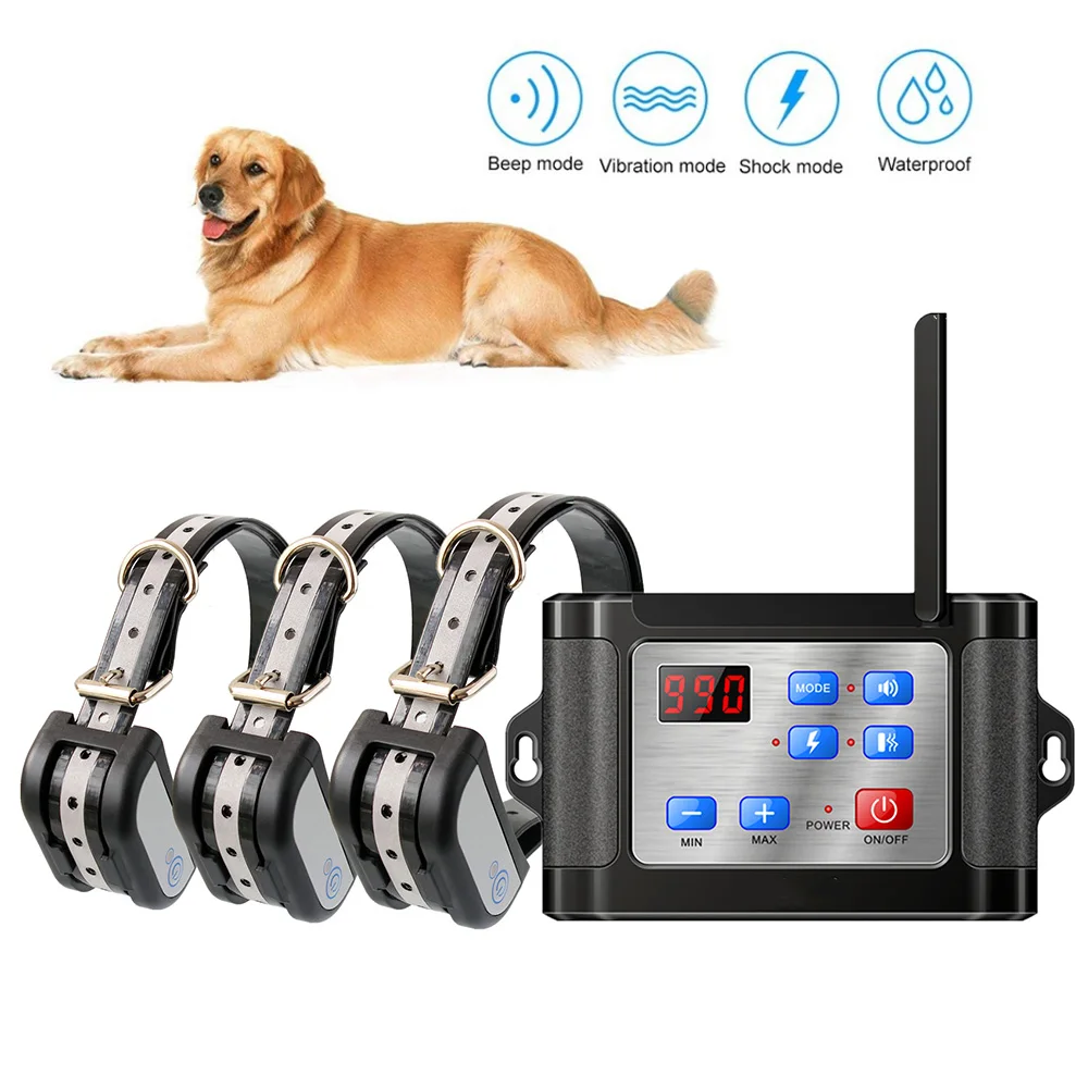 Upgrade 2 in 1 Dog Wireless fence System Training Collar Outdoor Waterproof Rechargeable Pet Electric Collar Dog Accessories
Upgrade 2 in 1 Dog Wireless fence System Training Collar Outdoor Waterproof Rechargeable Pet Electric Collar Dog Accessories