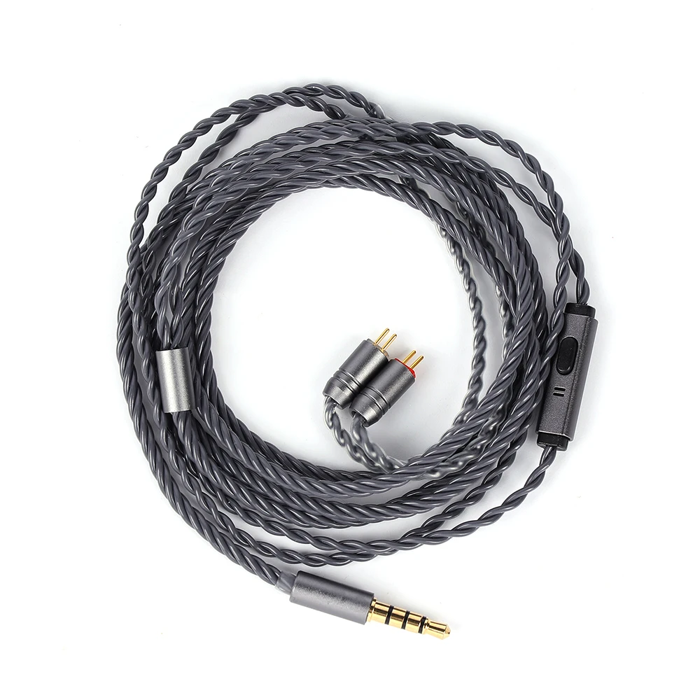 Tripowin Grace Detachable Earphone Cable with Microphone 0.78mm 2Pin Connector Silver-plated Oxygen Free Copper OFC Olina Mele
Tripowin Grace Detachable Earphone Cable with Microphone 0.78mm 2Pin Connector Silver-plated Oxygen Free Copper OFC Olina Mele