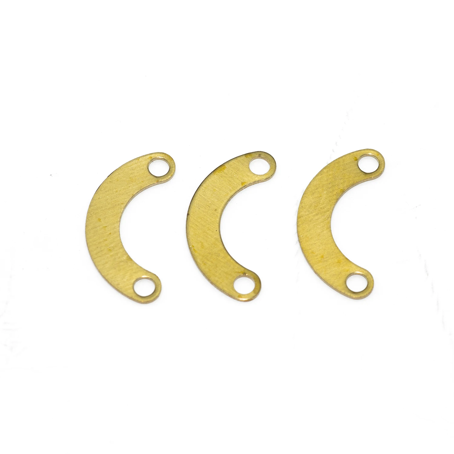 20Pcs Raw Brass Arc-shape Double Holes Connectors for Diy Necklace Bracelet Jewelry Findings Making Wholesale
20Pcs Raw Brass Arc-shape Double Holes Connectors for Diy Necklace Bracelet Jewelry Findings Making Wholesale