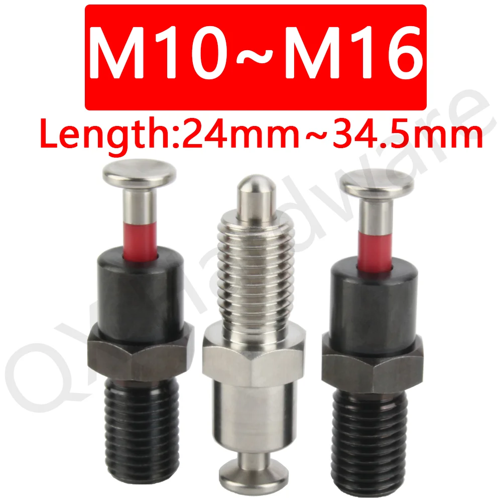 QX252 M10/M12/M16 Carbon Steel/Stainless Steel Locking Plunger Factory Supply Push Type Non-Lock Index Plunger With Push Knob
QX252 M10/M12/M16 Carbon Steel/Stainless Steel Locking Plunger Factory Supply Push Type Non-Lock Index Plunger With Push Knob