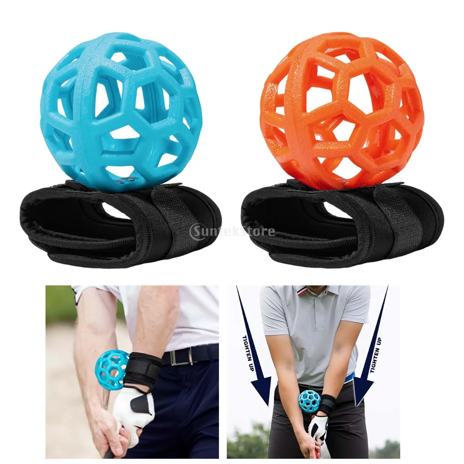 

Golf Swing Trainer Wrist Band Golf Alignment Practice Tool Position Correction Golf Swing Training Aid for Golf Beginners