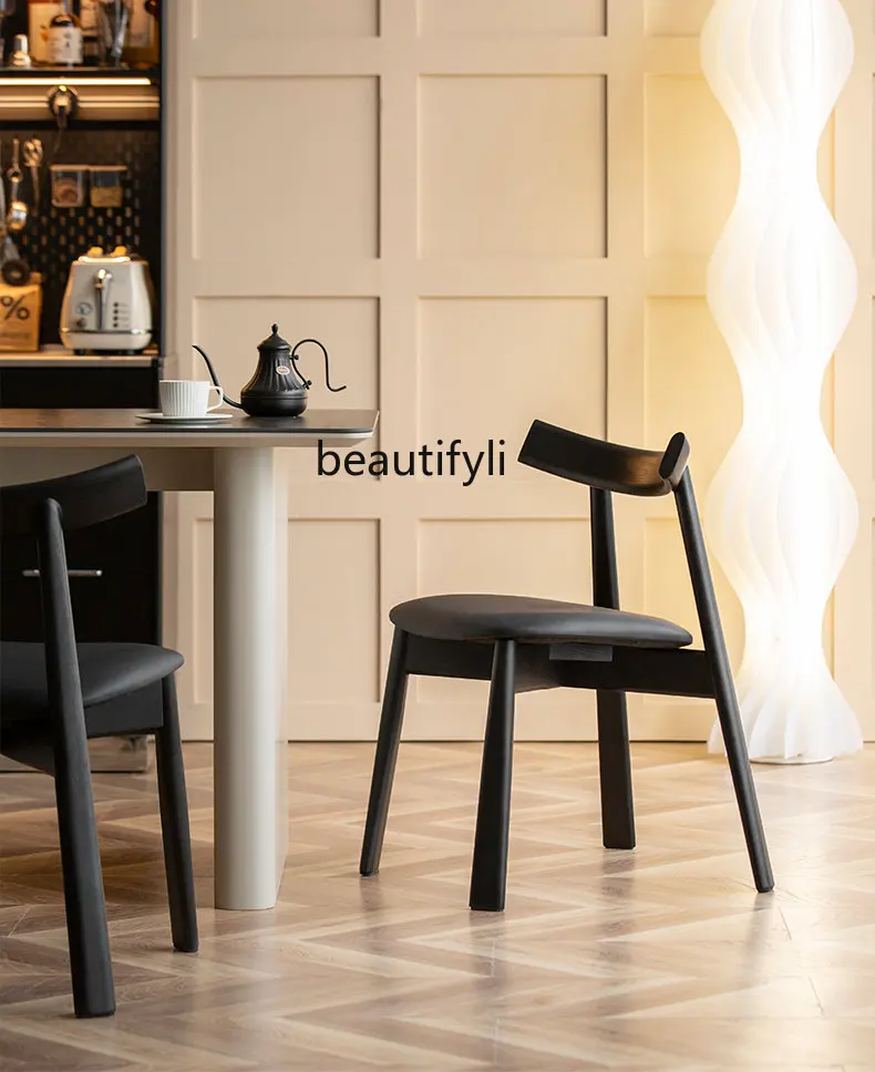 Nordic Style Solid Wood Chair Designer Leisure Chair Restaurant and Cafe Dining Chair Home Armchair
Nordic Style Solid Wood Chair Designer Leisure Chair Restaurant and Cafe Dining Chair Home Armchair