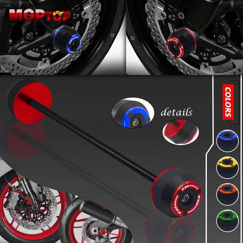 For Honda CB650F CB650R CB 650R 650F 14-23 Front Wheel Axle Sliders Fork Crash Protector Motorcycle Stand Screw Swingarm Spools
For Honda CB650F CB650R CB 650R 650F 14-23 Front Wheel Axle Sliders Fork Crash Protector Motorcycle Stand Screw Swingarm Spools