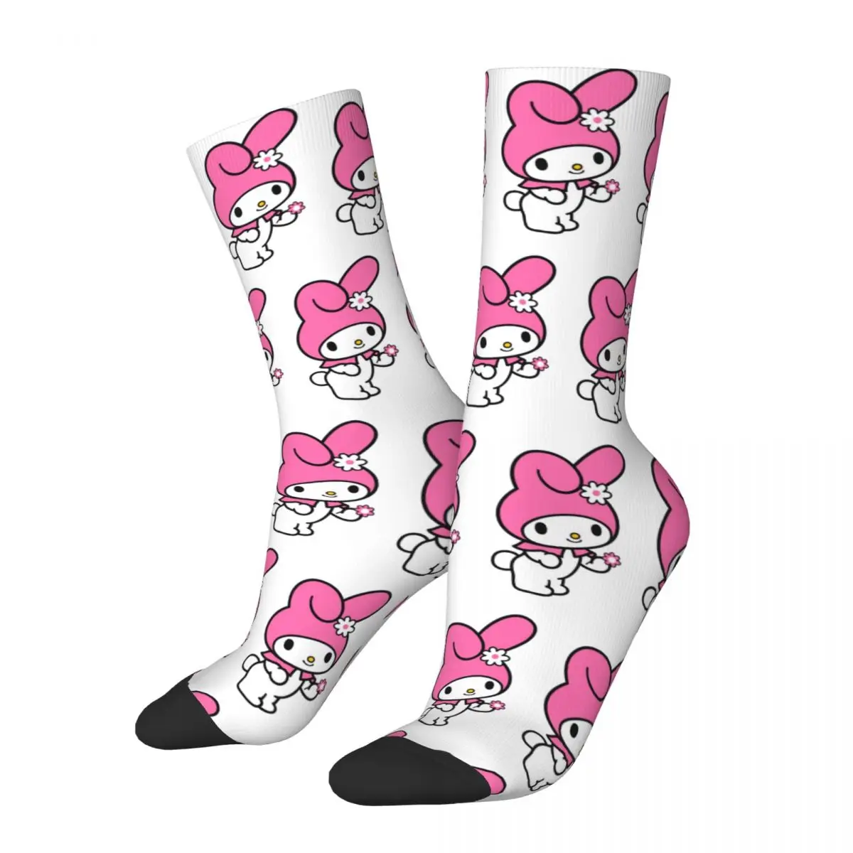 Funny My Melody Cartoon Basketball Socks Polyester Long Socks for Unisex Breathable
Funny My Melody Cartoon Basketball Socks Polyester Long Socks for Unisex Breathable