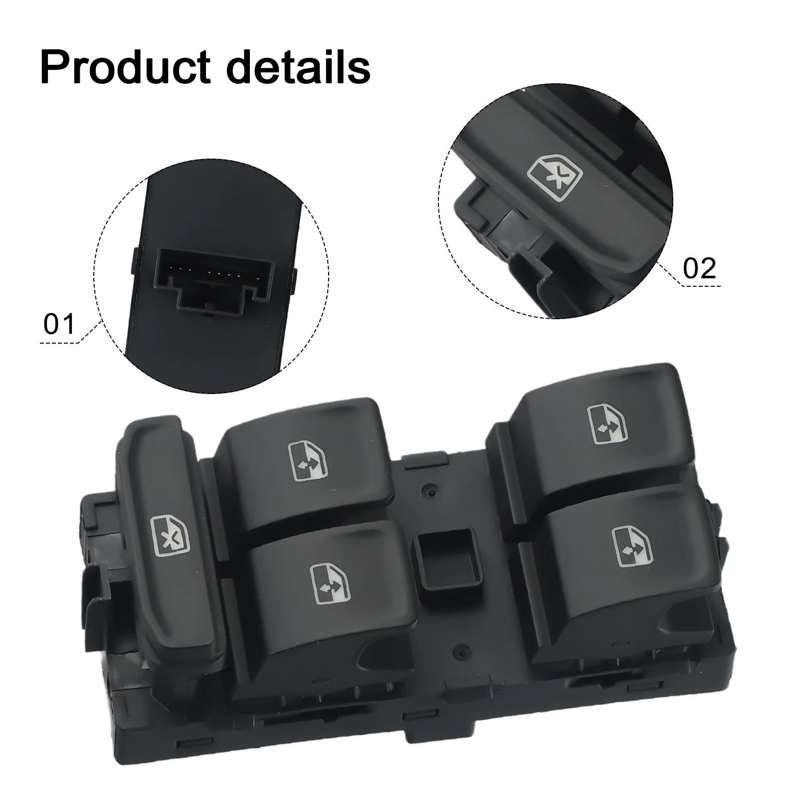Part Switch 5E0959857A ABS Accessories Black Button Fit For Skoda Octavia13-17 For Fabia 2015- Front Brand New
Part Switch 5E0959857A ABS Accessories Black Button Fit For Skoda Octavia13-17 For Fabia 2015- Front Brand New