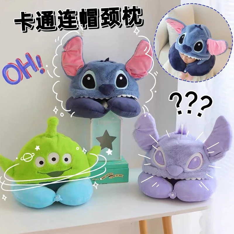 U-образная подушка Disney Stitch Shirley Mei с защитой шеи, портативная Милая дорожная шапка с капюшоном для летательных аппаратов на большие расстояния
U-образная подушка Disney Stitch Shirley Mei с защитой шеи, портативная Милая дорожная шапка с капюшоном для летательных аппаратов на большие расстояния