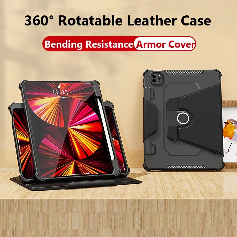 Роскошный чехол с вращением на 360 ° для Ipad Pro 12,9 дюйма 2022 6th Pro 12,9 2021 2020 2018, магнитный чехол со слотом для ручки, противоударный бронированный чехол
Роскошный чехол с вращением на 360 ° для Ipad Pro 12,9 дюйма 2022 6th Pro 12,9 2021 2020 2018, магнитный чехол со слотом для ручки, противоударный бронированный чехол