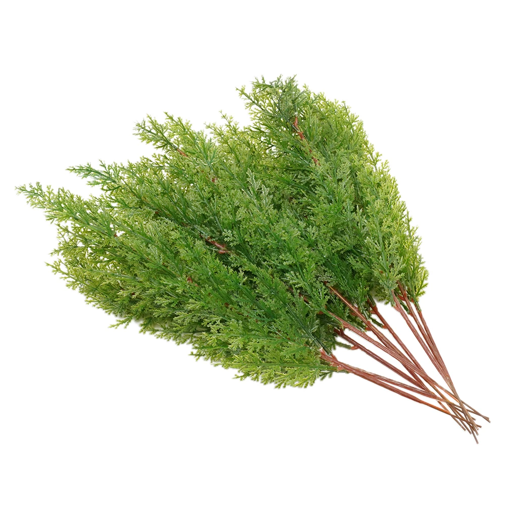 42cm Branch Artificial Leaves Office Garden Room Decor Pine Cypress Fake Leaf Plants Green Accessories Durable
42cm Branch Artificial Leaves Office Garden Room Decor Pine Cypress Fake Leaf Plants Green Accessories Durable