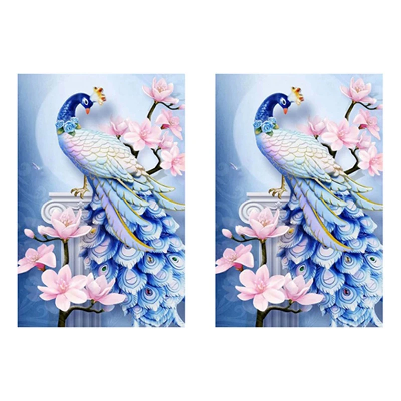 2X картина с алмазной вышивкой синий павлин алмазная живопись полный фотография домашний декор 01 
2X картина с алмазной вышивкой синий павлин алмазная живопись полный фотография домашний декор 01