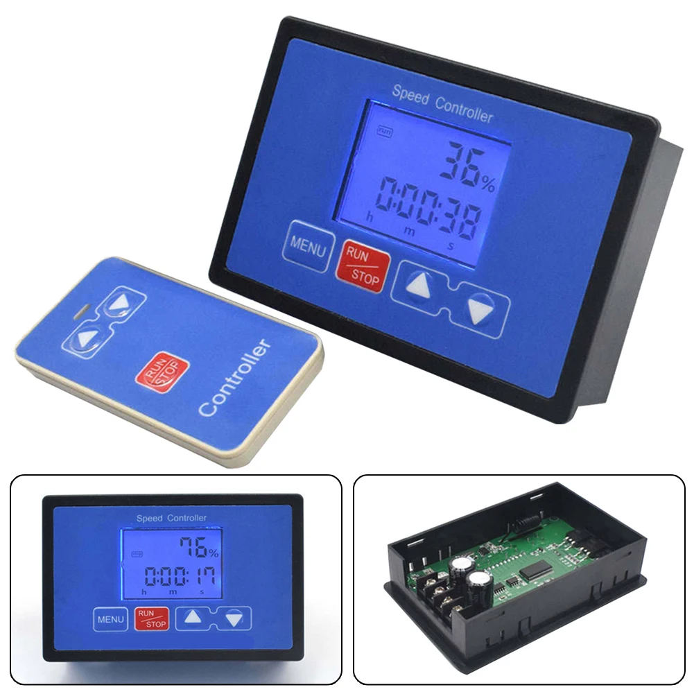 DC 6.5V-55V LCD Intelligent Digital PWM DC Motor Speed Controller Wireless Remote Control 30A Electrical Equipment
DC 6.5V-55V LCD Intelligent Digital PWM DC Motor Speed Controller Wireless Remote Control 30A Electrical Equipment