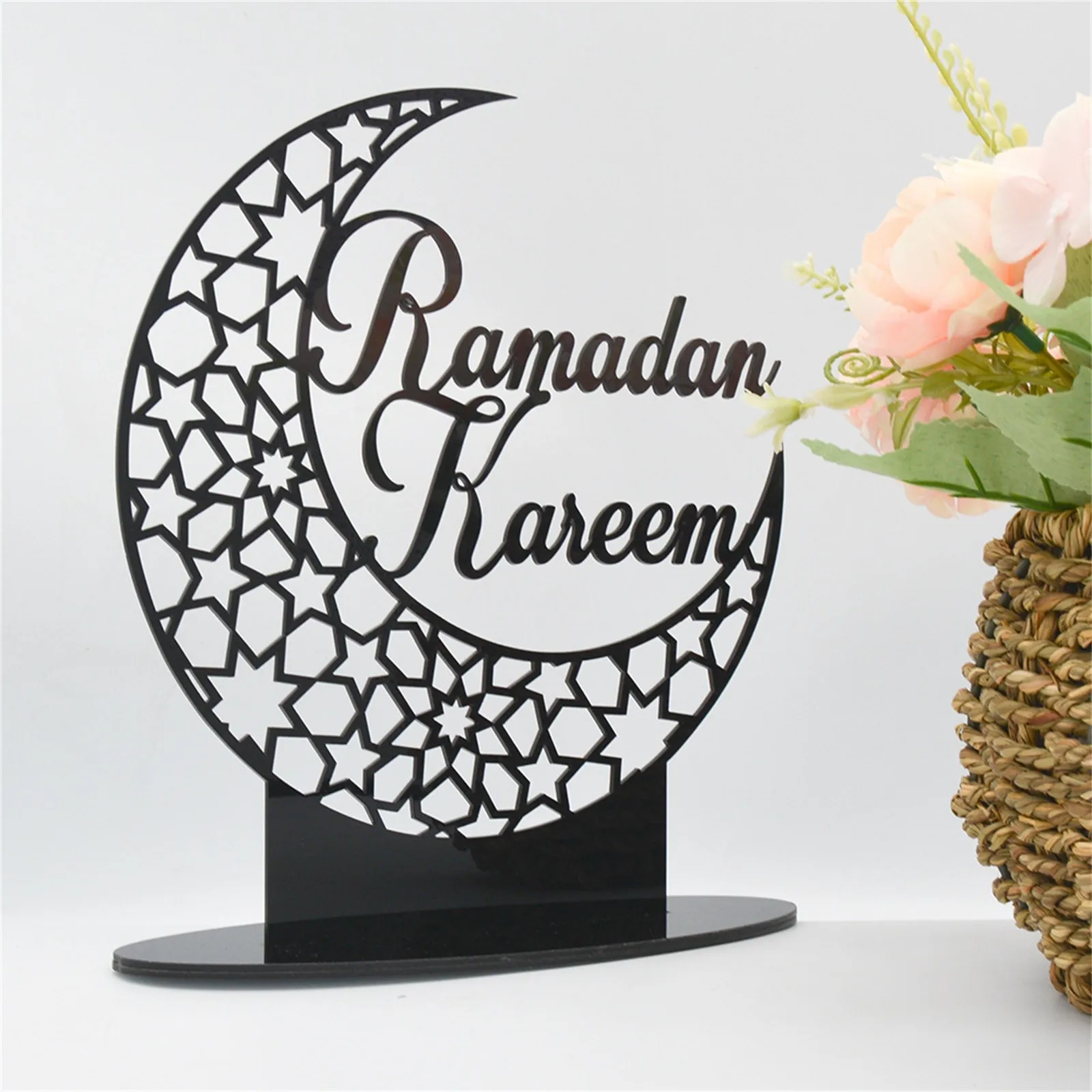 Black Acrylic Decoration Ramadan Ornament For Home EID Mubarak Islamic Muslim Party Supplies EID Al Adha Ramadan Kareem Gifts
Black Acrylic Decoration Ramadan Ornament For Home EID Mubarak Islamic Muslim Party Supplies EID Al Adha Ramadan Kareem Gifts