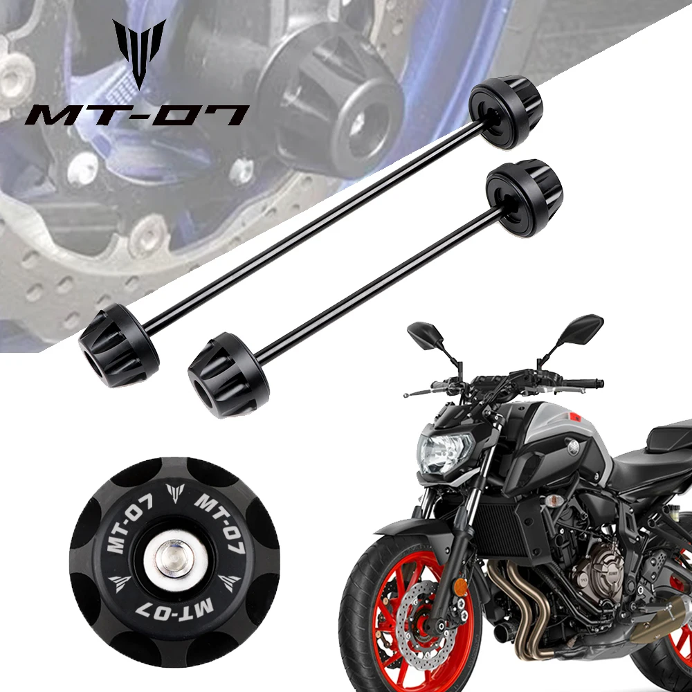 For YAMAHA MT-07 FZ-07 XSR700 2014-2022 Motorcycle Wheel Protector Front Rear Axle Fork Crash Slider
For YAMAHA MT-07 FZ-07 XSR700 2014-2022 Motorcycle Wheel Protector Front Rear Axle Fork Crash Slider