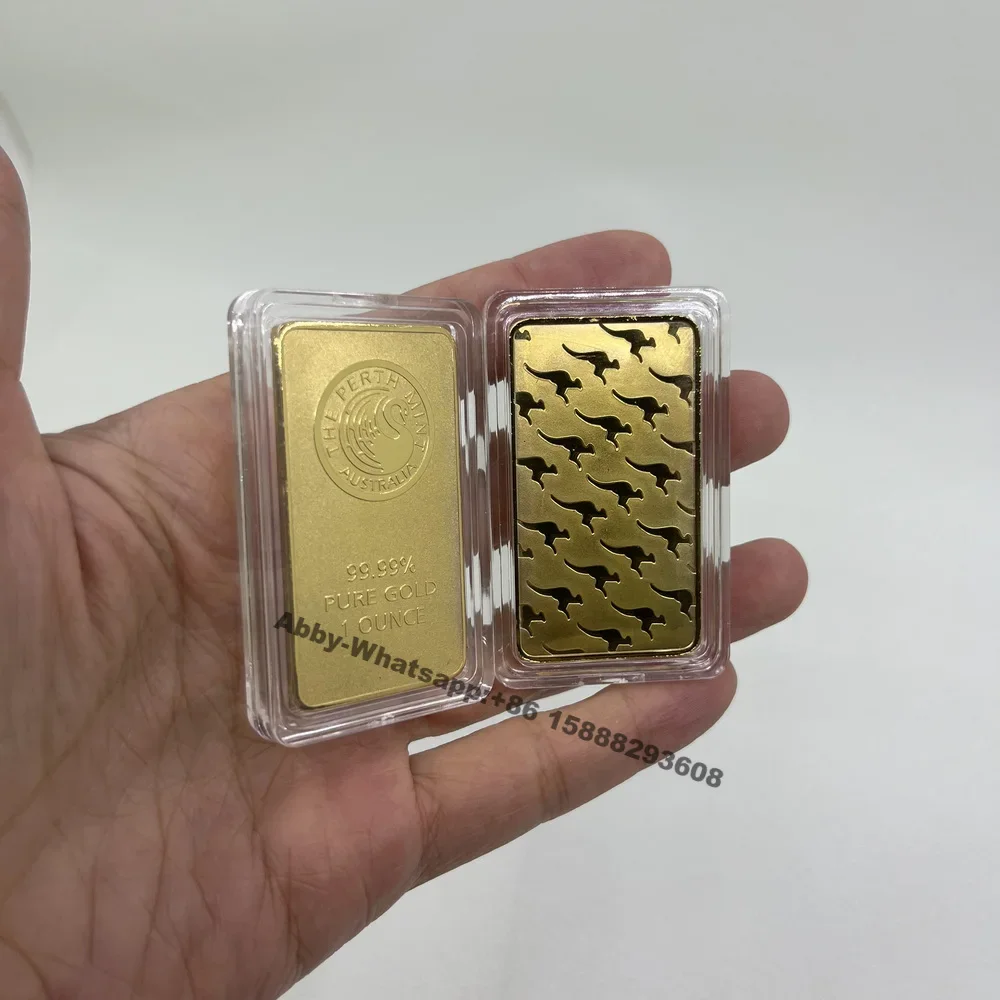 2024 New Design Australian Commemorative gold plated Bar metal golden bullion Swan CommemorativeSquare Gold Bar ingot
2024 New Design Australian Commemorative gold plated Bar metal golden bullion Swan CommemorativeSquare Gold Bar ingot