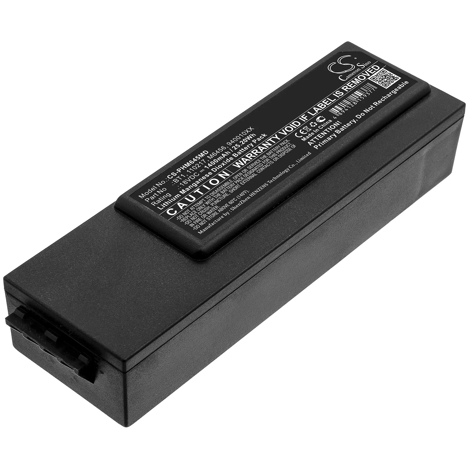 Medical Battery For Philips 940010XX 940020XX 940030XX 989803136301 BT1-ABE M6456 1400mAh / 25.20Wh
Medical Battery For Philips 940010XX 940020XX 940030XX 989803136301 BT1-ABE M6456 1400mAh / 25.20Wh