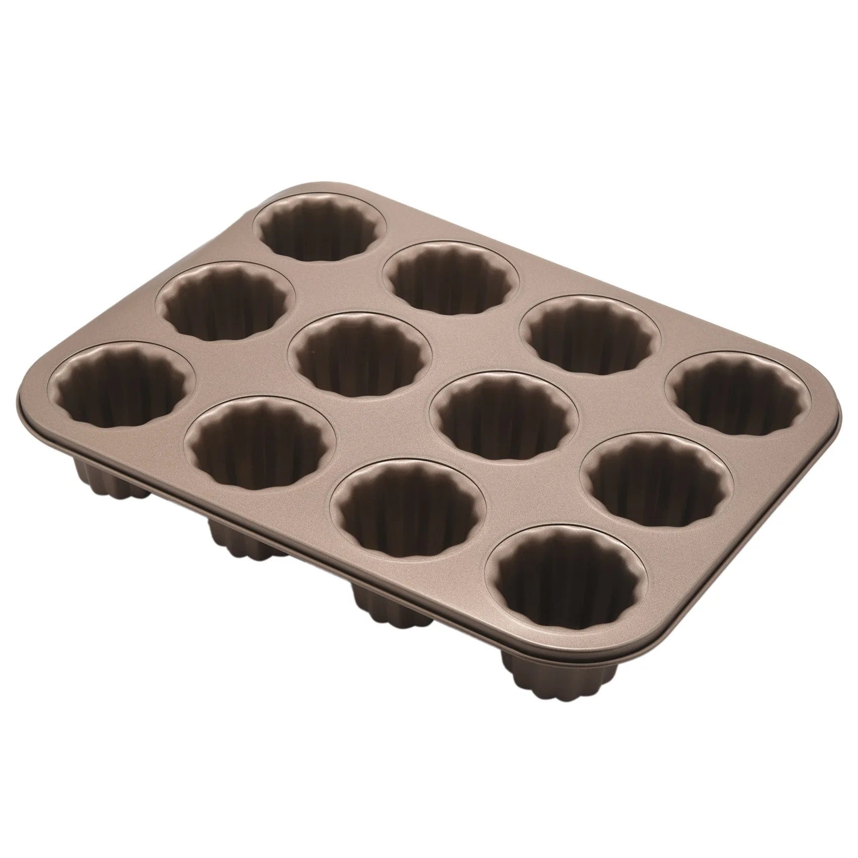 Форма для кексов Canele, 12-полостная антипригарная форма для кексов Cannele, форма для выпечки кексов в духовке (золотой цвет шампанского)
Форма для кексов Canele, 12-полостная антипригарная форма для кексов Cannele, форма для выпечки кексов в духовке (золотой цвет шампанского)