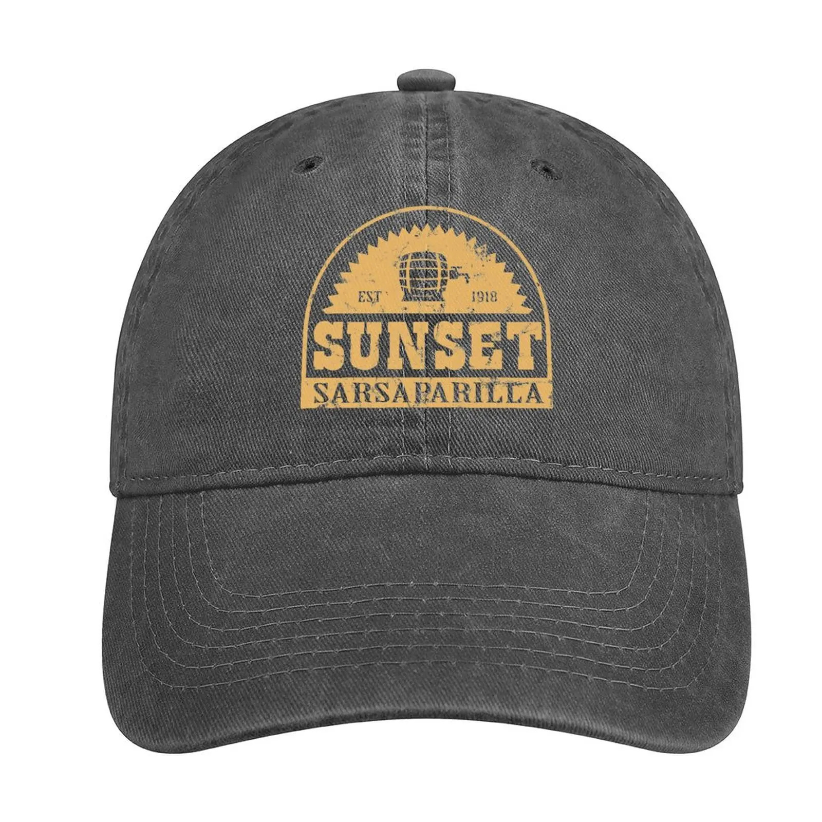 

Sunset Sarsaparilla Cowboy Hat Brand Man Caps Military Tactical Caps cute Boy Child Hat Women'S