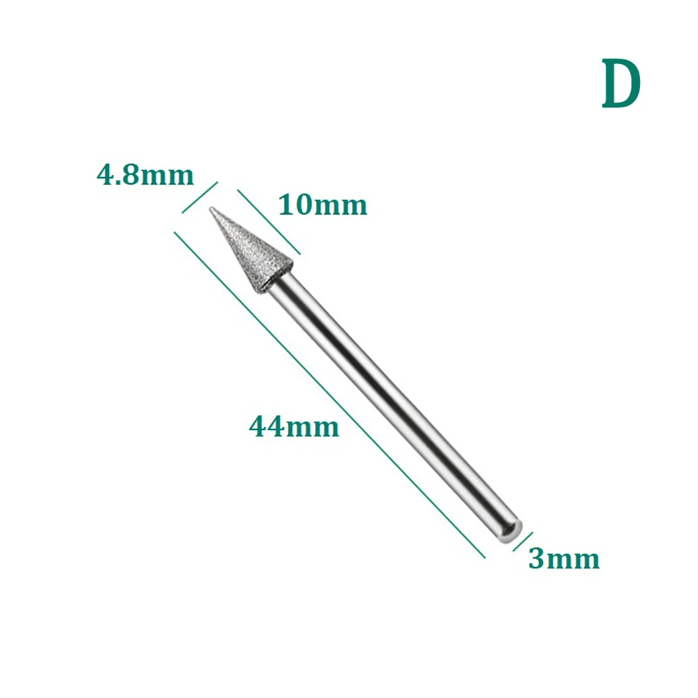4x 3mm Shank Carving Needle Grinding Rod Mini Drill Diamond Engraving Drilling Diamond Tip Reamer Needle Rotary Power Tools
4x 3mm Shank Carving Needle Grinding Rod Mini Drill Diamond Engraving Drilling Diamond Tip Reamer Needle Rotary Power Tools