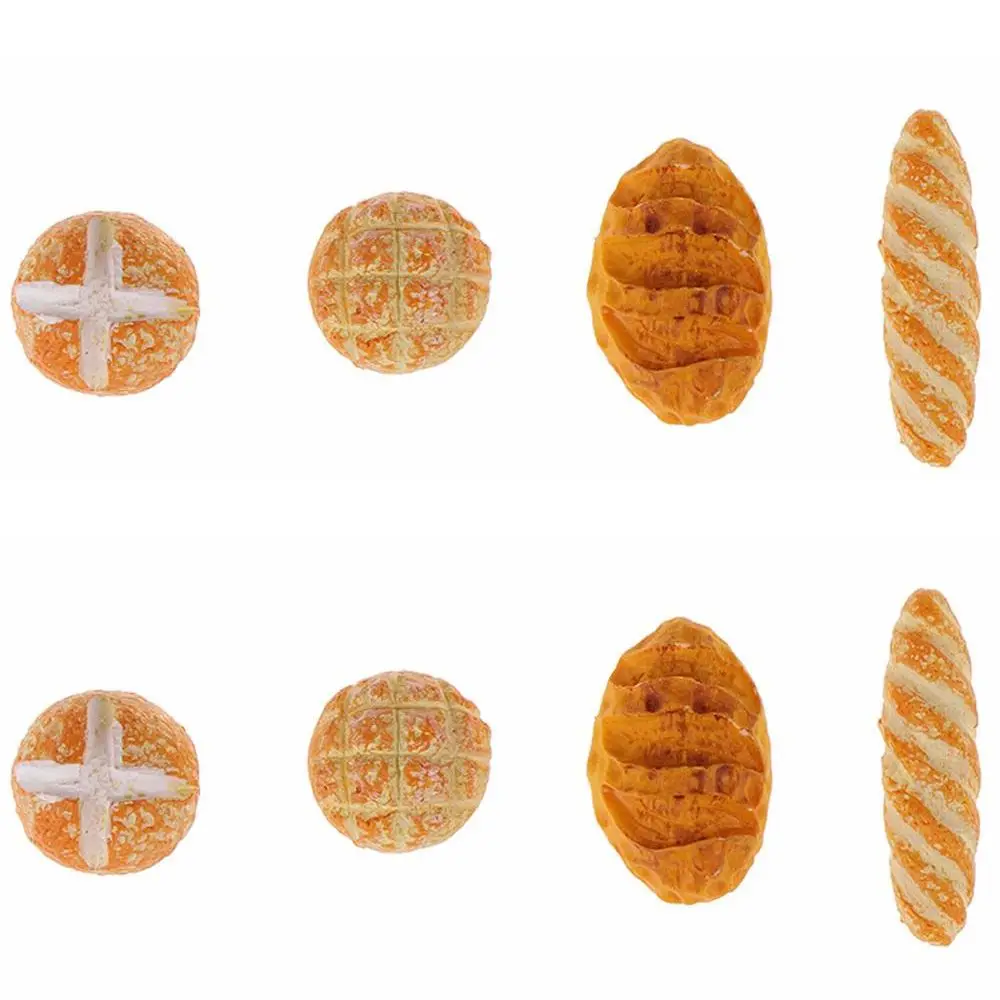 

Toys Mini Bakery Fake Bread Dollhouse Miniature Food Breakfast Snack Toy Simulation Dessert Scale 1/12 Simulation Bread